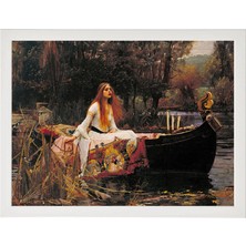 Artlas “Efsanevi Güzellik ve Kader” Klasik Shalott Leydisi Tablosu