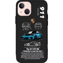 Apple iPhone 14 Mat Siyah Kılıf – Yumuşak Silikon, Koruyucu, Şok emici kapak