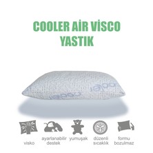 Lateksan  Cooler Yastık | Nefes Alabilir Hafızalı Klimalı Yastık