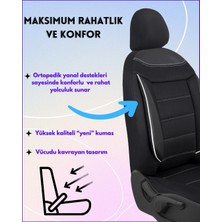 Z&C MAXTECH Her Araca Uyumlu Oto Koltuk Kılıfı Seti Tam Takım Flex B Model