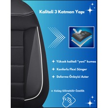Z&C MAXTECH Her Araca Uyumlu Oto Koltuk Kılıfı Seti Tam Takım Flex B Model