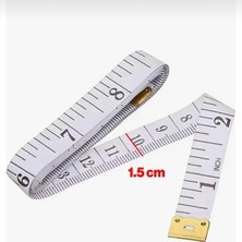 ilhan Yumuşak Şerit Terzi Metresi 1.5 Metre Mezura Böl Ölçüm Bandı 1 Adet