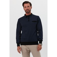 Erkek Standart Fit Gömlek Polo Yaka Cepli Triko Kazak