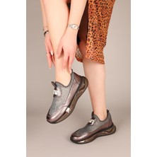 Agnes File Sneakers Platin