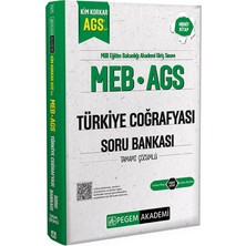 Meb Ags Kim Korkar Türkiye Coğrafyası Soru Bankası Tamamı Çözümlü