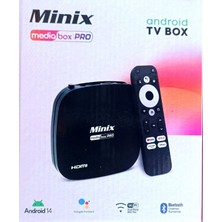 Next Minix Mediabox Pro 4K Android 14 Tv Box