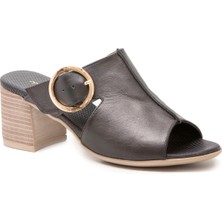 Mammamia D25YT 1460 Siyah Bayan Terlik Terlik Sandalet