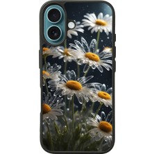 Apple iPhone 16 Siyah Baskılı A++ Kalite Koruma  Silikon Kılıf A++