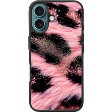 Apple iPhone 16 Siyah Baskılı A++ Kalite Koruma  Silikon Kılıf A++