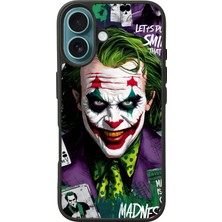 Apple iPhone 16 Siyah Baskılı A++ Kalite Koruma  Silikon Kılıf A++