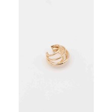 Glare Jewellery Shesra Gold Halka Earcuff