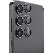 Zebana Samsung Galaxy A24  KL10 Kamera Lens Koruma Camı Siyah