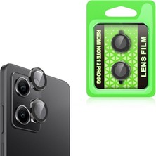 Zebana Xiaomi Redmi Note 12 Pro 5g  KL10 Kamera Lens Koruma Camı Siyah