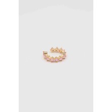 Glare Jewellery Shesra Pembe Taş Earcuff