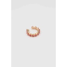 Glare Jewellery Shesra Fuşya Renk Taşlı Earcuff