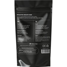 Wealtivo Ağız Bandı - 15'li Paket, Wealtivo Premium Mouth Tape 2025