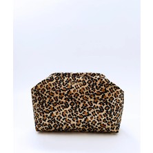 Heybes Kadın Leopar Desenli Clutch El Çantası