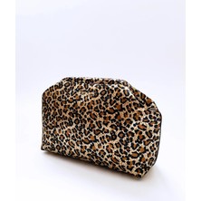 Heybes Kadın Leopar Desenli Clutch El Çantası