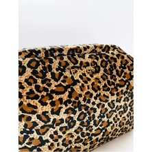 Heybes Kadın Leopar Desenli Clutch El Çantası