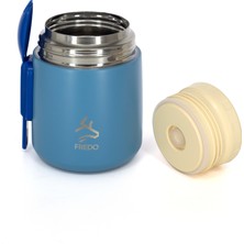 FREDO Bebek Mama Kabı & Yemek Saklama Termosu, Mug - 8 Saat Sıcak, 12 Saat Soğuk Tutma 500 ml