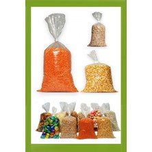 PC Premium Center ( Dörtlük ) Kalın Bakkaliye Torbası 28 x 45 cm 1 kg 115 Adet - Buzdolabı Poşeti - Bakliyat Naylonu