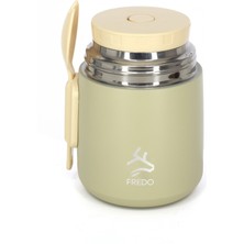 FREDO Bebek Mama Kabı & Yemek Saklama Termosu, Mug - 8 Saat Sıcak, 12 Saat Soğuk Tutma 500 ml