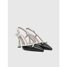 İLVİ Baden  Deri Kadın Siyah Sandalet