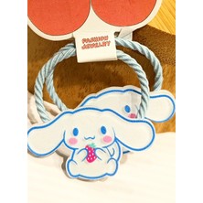 Monalisa Home Ikili Mavi Lüks Gösterişli Figürlü Küçük Lastik Toka