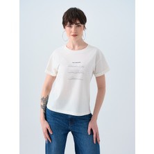 Loft Slim Fit Kadın Tshirt K.kol