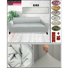 Petek Kumaş Üçlü Koltuk & Çekyat Koltuk Kilifi Arkasi Dahi̇l