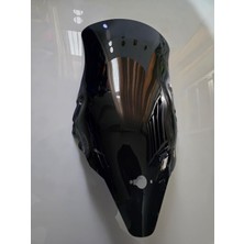 Motocam Kymco Downtown 250I Siperlik Ön Cam 2016 2025 Model 78CM Siyah Renkli 4mm Uzun Cam