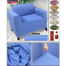 GL Home Petek Kumaş Tekli Koltuk & Berjer Koltuk Kılıfı