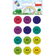 Tanex Gülen Yüz Sticker 2li STC-220 - 6 Set