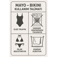 Too Salty Swimwear Kadın Siyah Üçgen Mayo 23S101ST