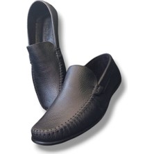 Growish GE0186  Deri Esnek Yumuşak Deri Comfort Tokasız Erkek Loafer Babet Ayakkabı