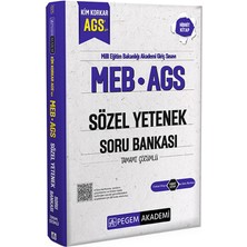 Meb Ags Kim Korkar Sözel Yetenek Soru Bankası Tamamı Çözümlü