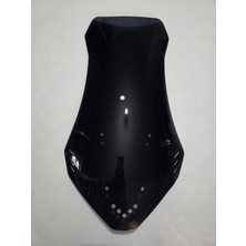 Motocam Rks Freccia 150 Siperlik Ön Cam 2022-2025 Model 65CM Siyah Renkli 4mm Orta Boylu Cam