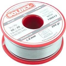 200 gr Lehim Kalın 1,2mm Soldex  SN60 PB40 (4887)