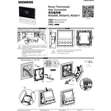Siemens RDQ411 Oda Termostatı