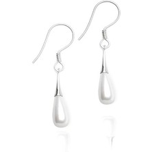 Gümüş Doğal Tatlı Su İncisi Bayan Gümüş Küpe