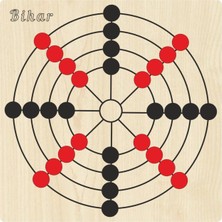Ahtek Ahşap Zeka ve Strateji Oyun Seti 7 Li, Kızma Birader+Dama+3 Taş+9 Taş+Bihar+Surakarta ve Tic-Tac-Toe
