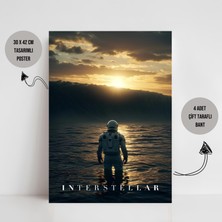 Interstellar Yıldızlararası Movie Film Poster Dekorasyon Çerçevesiz Poster Interstellar