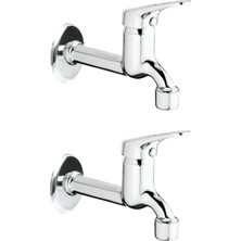 Lisinya 2li Aç Kapa Mix Lavabo Musluk Wc Lavabo Uzun Musluk Perlatörlü