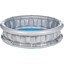 Bestway Luxury Büyük Metalik Uzay Gemisi Şişme Havuzu Çok Renkli 152X43 cm 3+ Yaş Eğlenceli Su Aktiviteleri İçin 51080