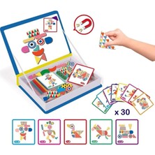 Luxury Magnet Iq Yaratıcı Şekiller Manyetik Puzzle Mıknatıslı Neşeli Dostlar Bultak Set 1 Adet
