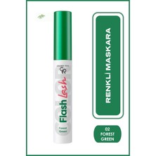 Luxury Flash Lash Colered Mascara No:02 Forest Green - Renkli Maskara - 8691190515737 1 Adet