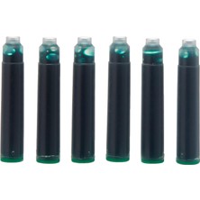 Kartuş Dolma Kalem Kartuşu 6'lı Paket Yeşil