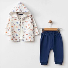 Eslenza Uzaylı Kapşonlu Üçlü Takım(Organik)