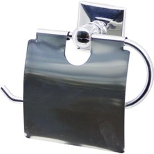 Yapışkanlı   Geniş Kapaklı  Metal Wc Kağıtlık (4887)