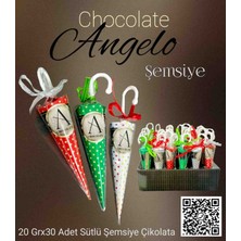 Angelo Chocolate Şemsiye Çikolata 20 gr x 30 Adet